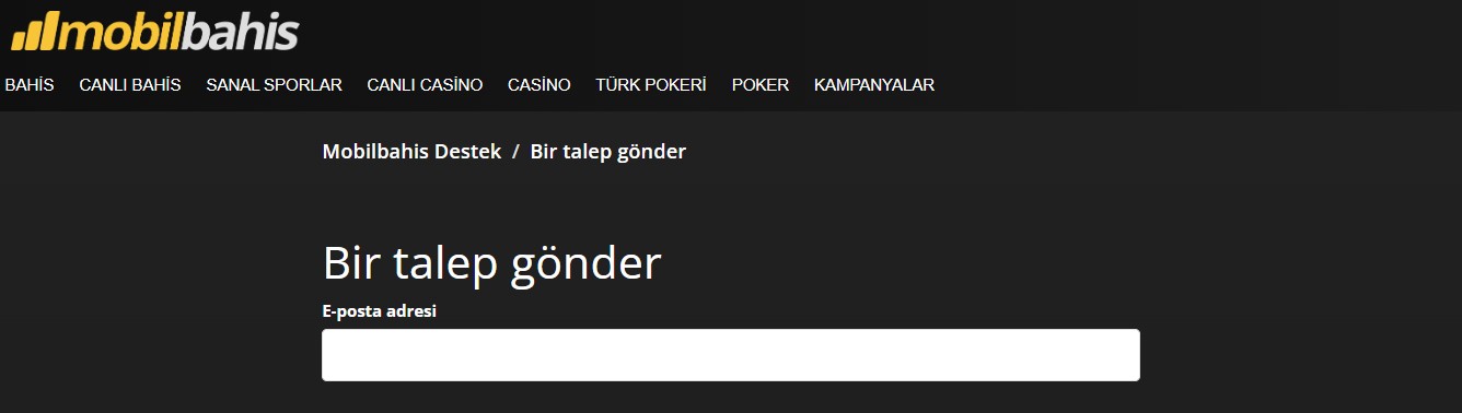 Mobilbahis Şikayet ve Destek